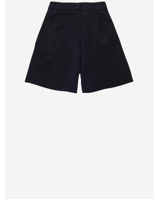 DIESEL Blue Pallyn Short Pants Stretch Viscose Blend for men
