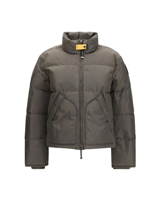 Parajumpers Gray Mallery Short Down Jacket