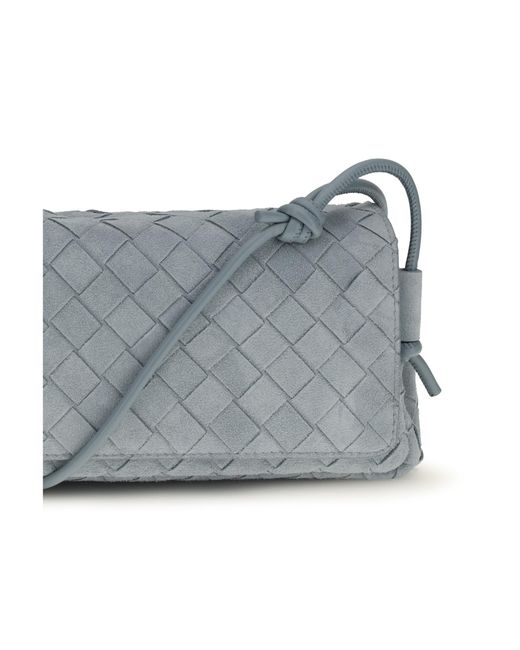 Bottega Veneta Gray Clutch Notturno Calf Leather Bags