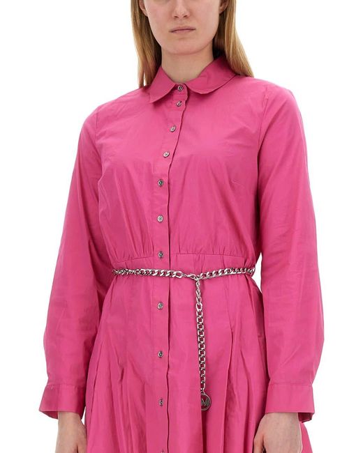MICHAEL Michael Kors Pink Chemisier Dress