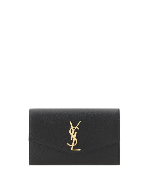 Saint Laurent Black Chain Wallet