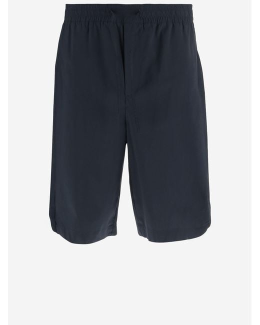 DARKPARK Blue Cotton Blend Shorts for men