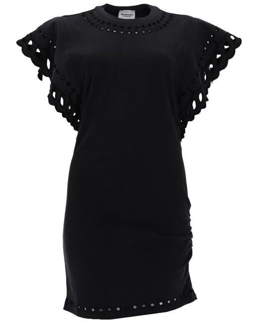 Isabel Marant Black Dress Orlane Cotton