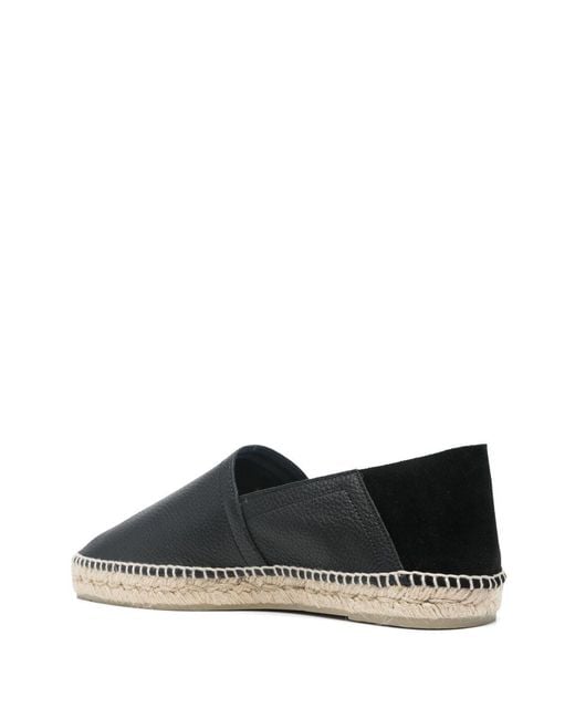 Castaner Black Flat Shoes for men