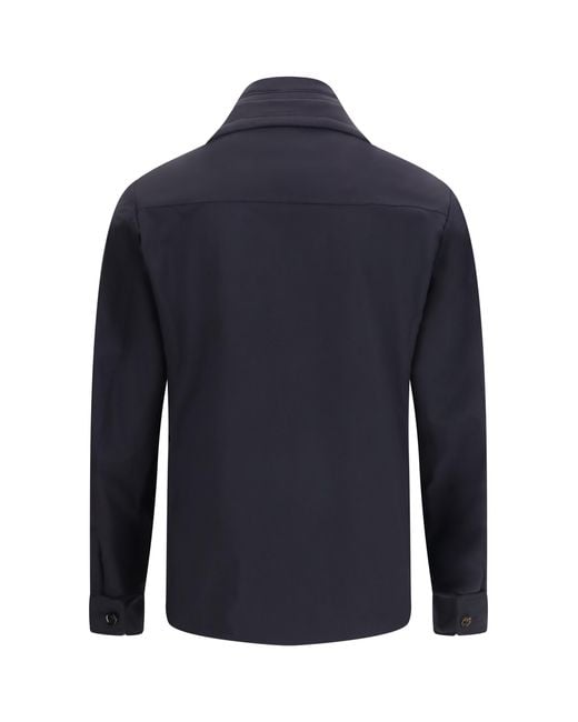 Moorer Blue Volmer Jacket Polyamide; Polyurethane for men