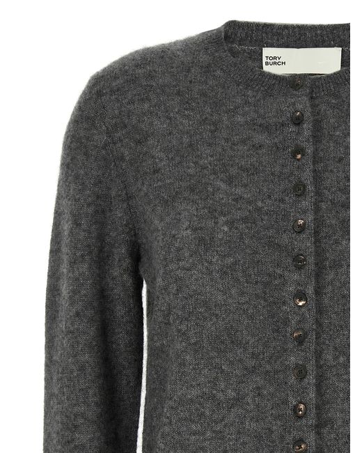 Tory Burch Black Embroidery Cardigan
