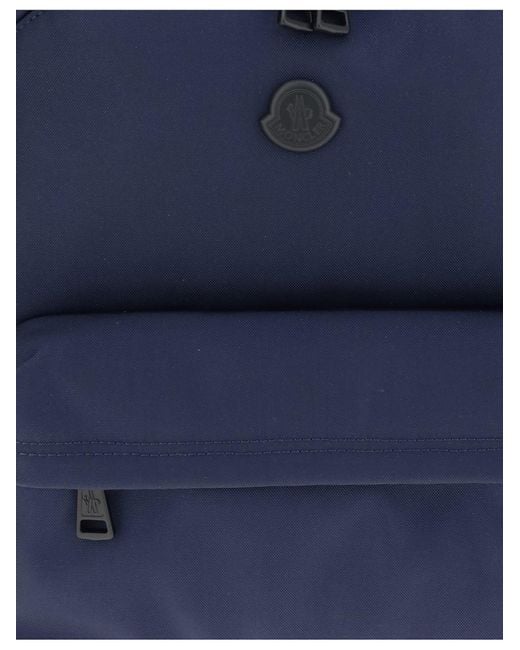 Moncler Blue Backpacks for men