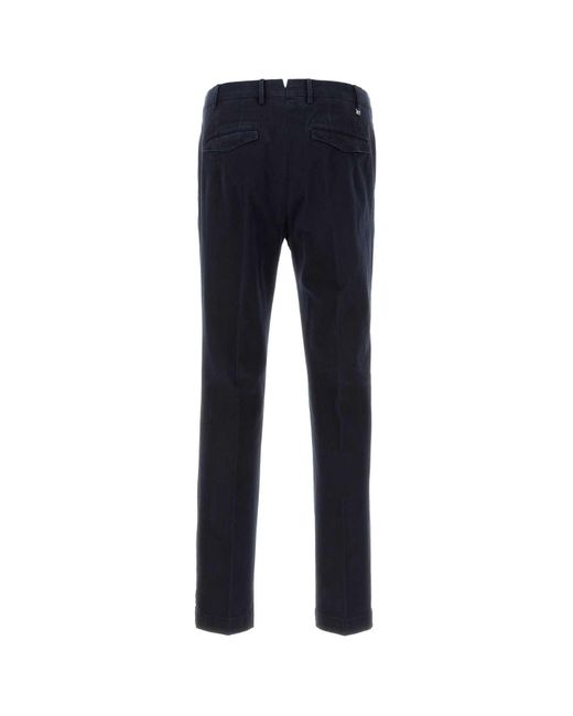 PT Torino Blue Dark Stretch Cotton Pant for men