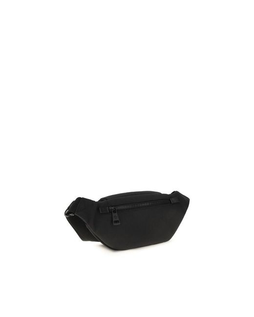 Moncler Black Nylon Shoulder Bag for men