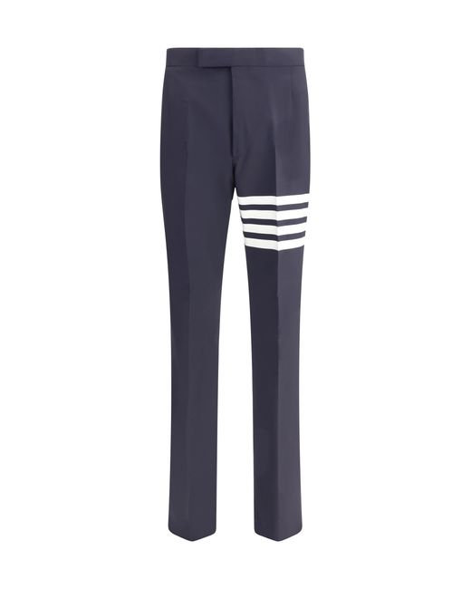 Thom Browne Blue Wool Pants Ovis Aries for men