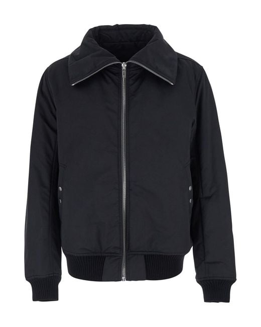 Rick Owens Blue Jacket Dracuflight Coat for men