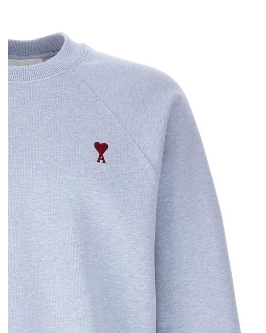AMI Blue 'Ami De Coeur' Sweatshirt for men