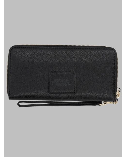 Marc Jacobs Black Wallet Continental Leather Cow & Purses