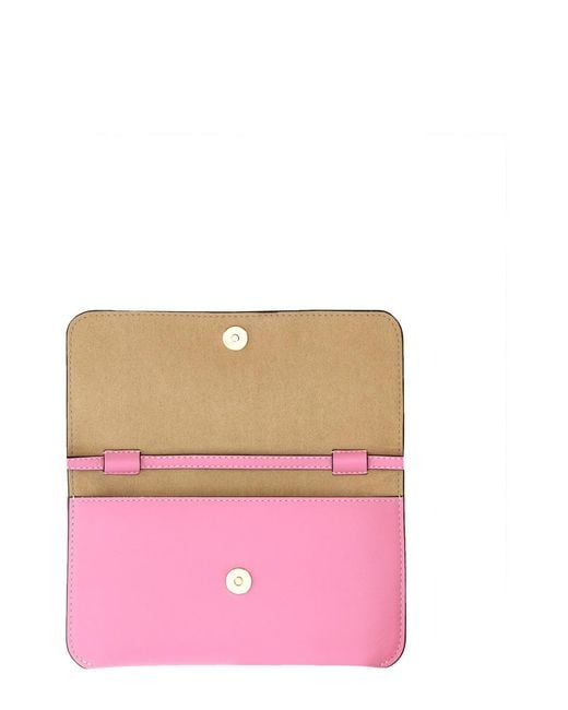 J.W. Anderson Pink Leather Smartphone Bag Shoulder