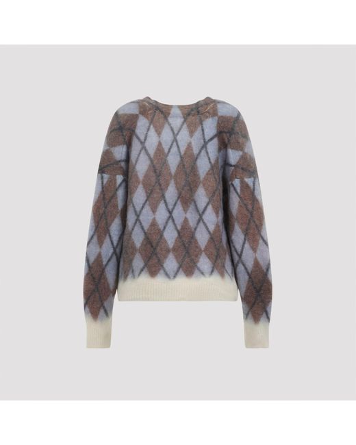 Acne Gray Mohair Cardigan