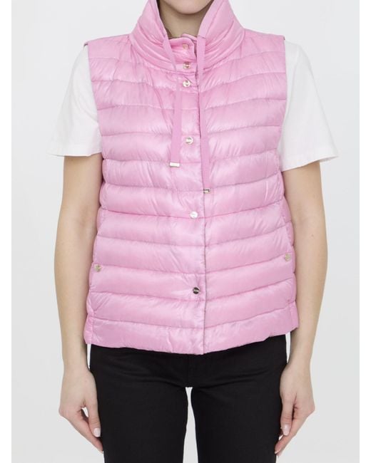 Herno Pink Reversible Vest