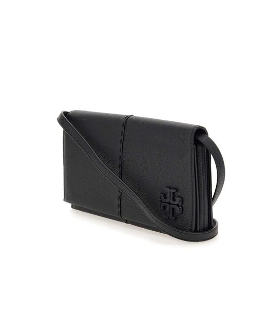 Tory Burch Mcgraw Crossbody Leather Bag in Black Lyst