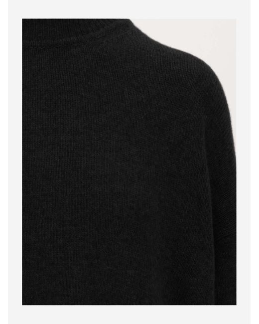 Jil Sander Black Cashmere Sweater