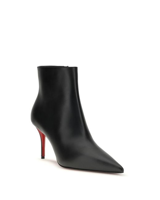 Christian Louboutin Black Miss Z Ankle Boots