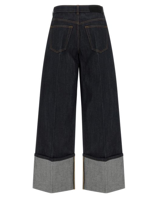 Givenchy Blue Turn Up Jeans
