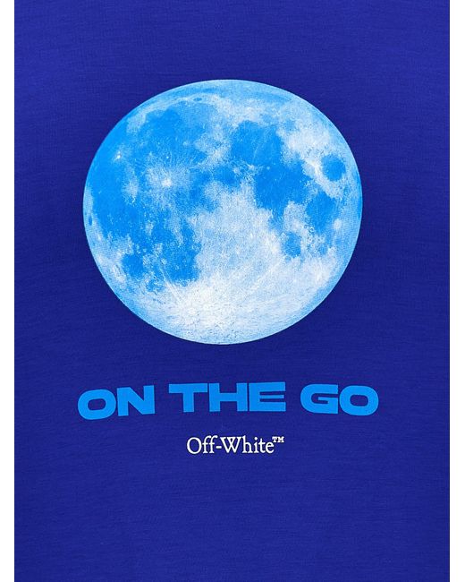 Off-White c/o Virgil Abloh Blue On The Go Moon Sweater, Cardigans for men