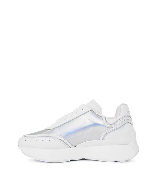 McQueen White Sprint Runner Oversized Sneakers Shoes