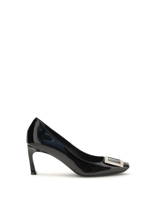 Roger Vivier Black Pumps Trompette Patent Leather Calf (Bos Taurus)