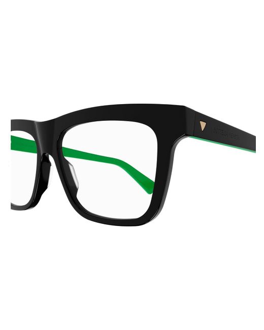 Bottega Veneta Green Square-frame Glasses for men