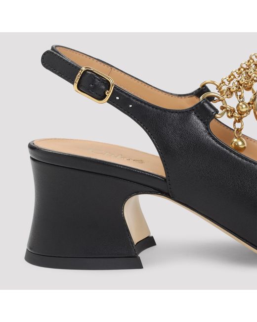 Chloé Black Chloe Charms Pumps