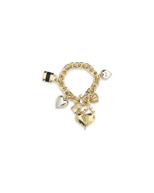 Chloé White Heart Bracelet Brass Bracelets