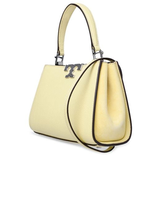 Tory Burch Natural Lemon Leather Eleanor' Mini Bag