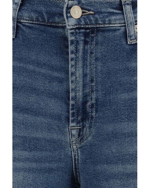 7 For All Mankind Blue Jeans Denim Cotton