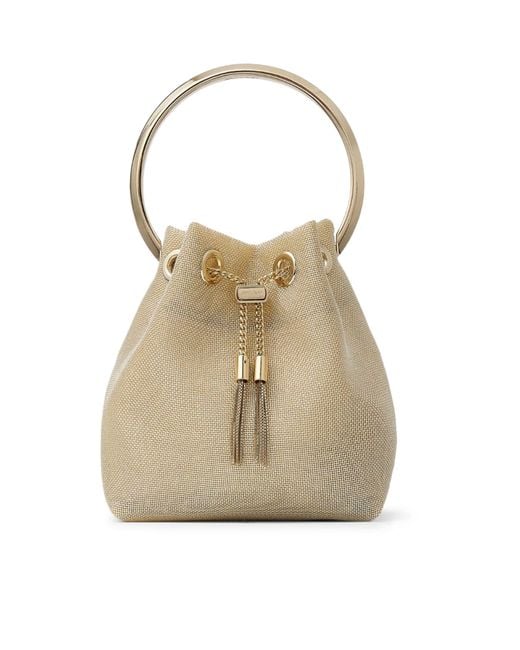 Jimmy Choo Natural Effect Mesh Bag