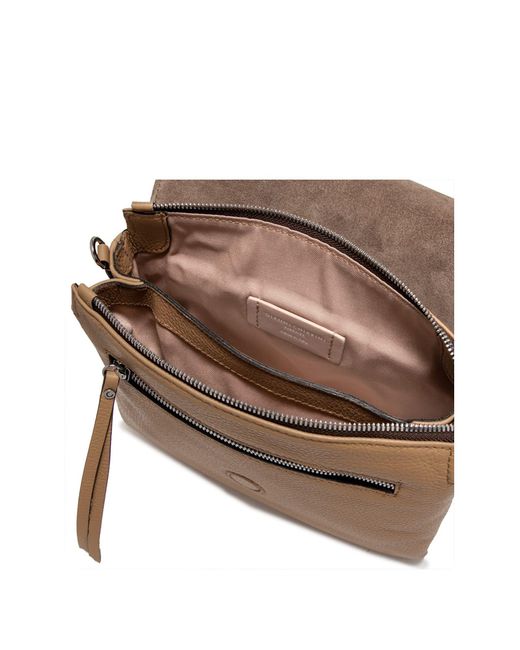 Gianni Chiarini Natural Three Leather Shoulder Bag