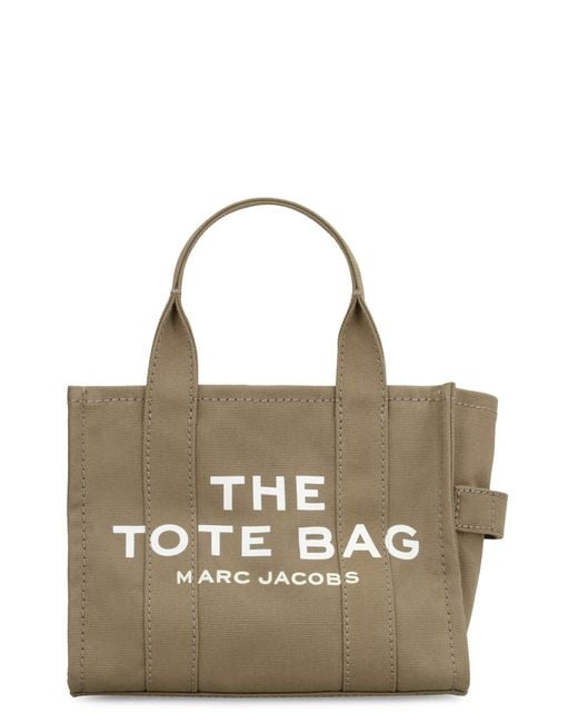 Marc Jacobs Metallic Tote Bag Canvas Cotton