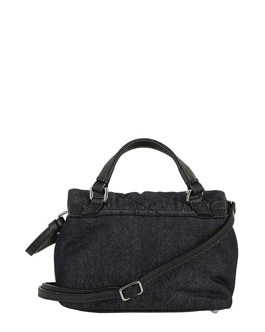 Zanellato Black Postina Denim Padded Baby