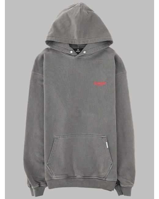 Represent Gray Track Sweatshirt Cotton Sweatshirts for men