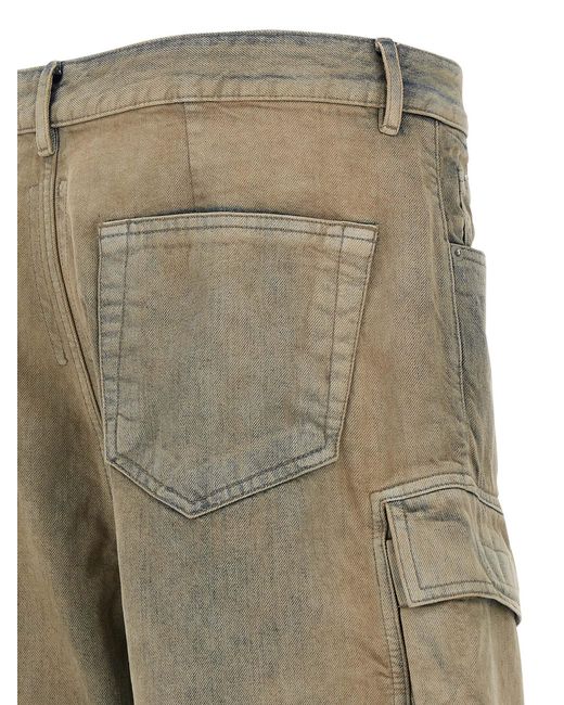 Rick Owens Natural 'Double Cargo' Jeans for men