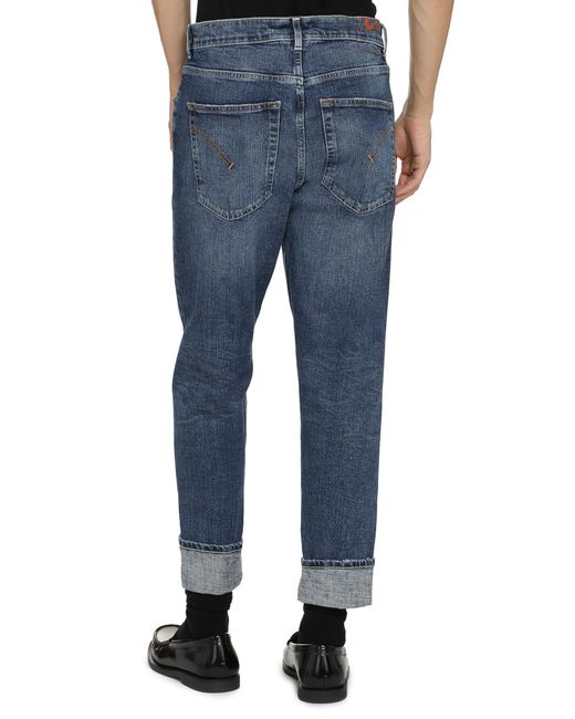 Dondup Blue Jeans Paco Slim-Fit Polyester for men