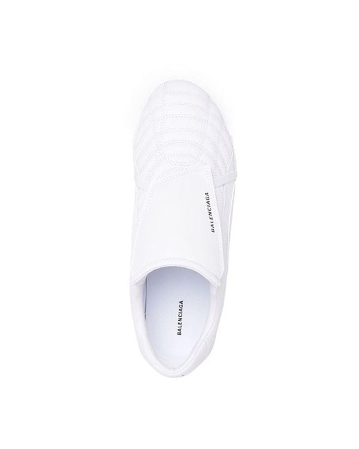 Balenciaga White Soccer Sneakers