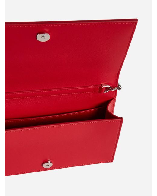 Ferragamo Red Gancini Leather Mini Bag