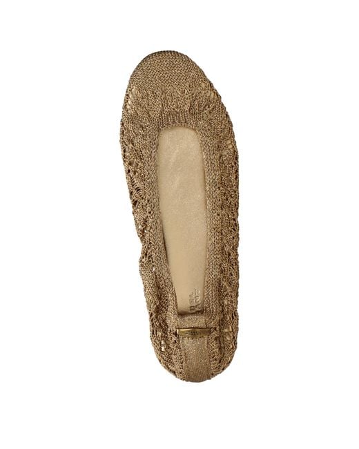 Isabel Marant Natural Fabric Ballet Flats