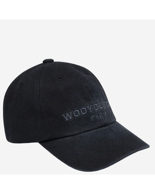 Wooyoungmi Blue Baseball Cap Cotton Hat for men