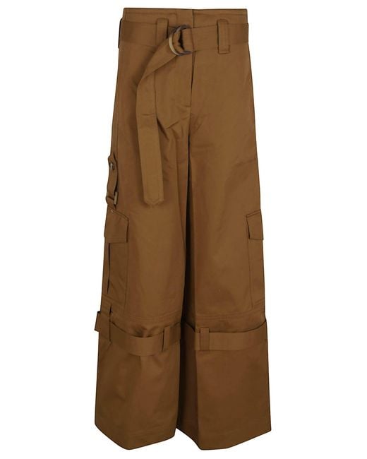 Zimmermann Brown Relaxed Fit Cargo Pants