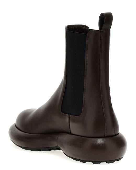 Jil Sander Black Chelsea Leather Ankle Boots Boots, Ankle Boots for men
