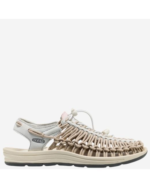 Keen Metallic Sandals Uneek Leather And Textile