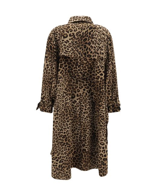 Ella Natural Batwing Sleeve Cotton Trench Coat & Raincoats
