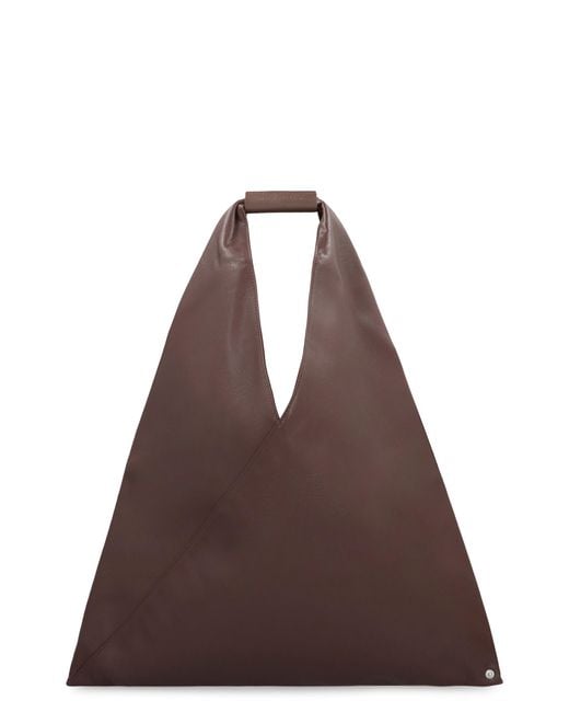 MM6 by Maison Margiela Brown Handbag Eco-Leather Polyurethane Handbags