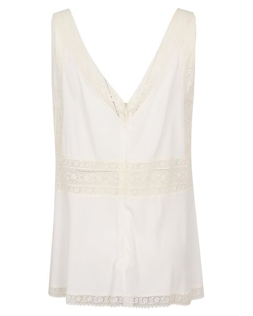 P.A.R.O.S.H. White Embroidered Blouse