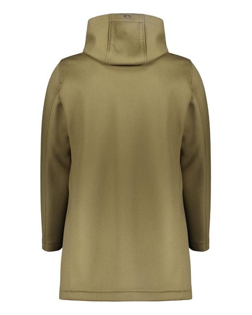 Herno Green Wool And Cashmere Jacket for men